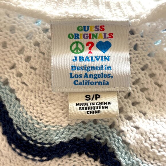 GUESS Originals x J Balvin Crochet Knit Halter Dress – Small - Picture 8 of 8